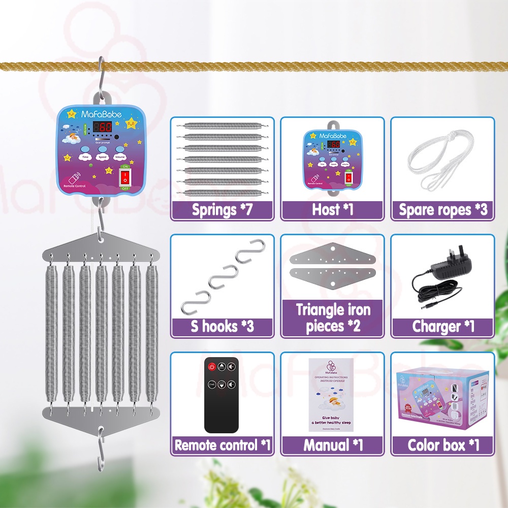 MaFaBabe Electronic remote control cradle controller Baby Cradle IBABY