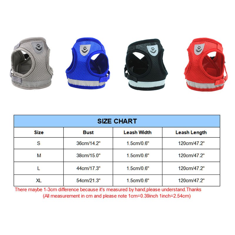 thumbnail image 2 of FENTERXY Escape-Proof Cat Harness - Adjustable Breathable Pet Vest With Leash 2 of 13