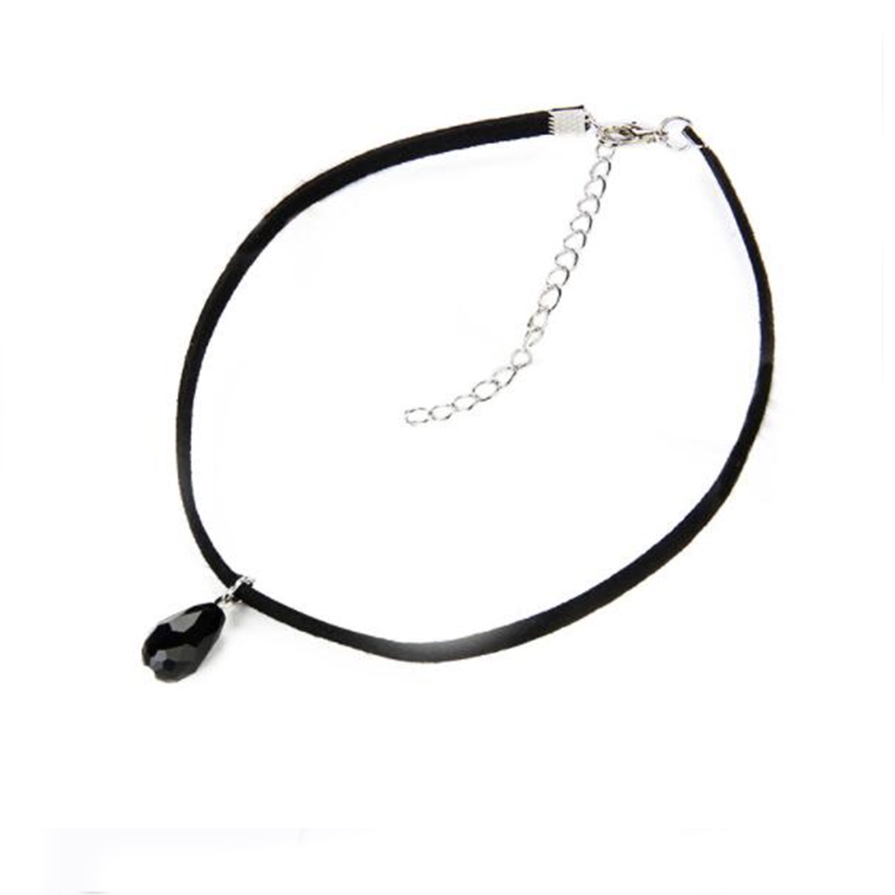 Vintage Handmade Black Velvet Choker For Women Gothic Punk Neck Jewelry ...