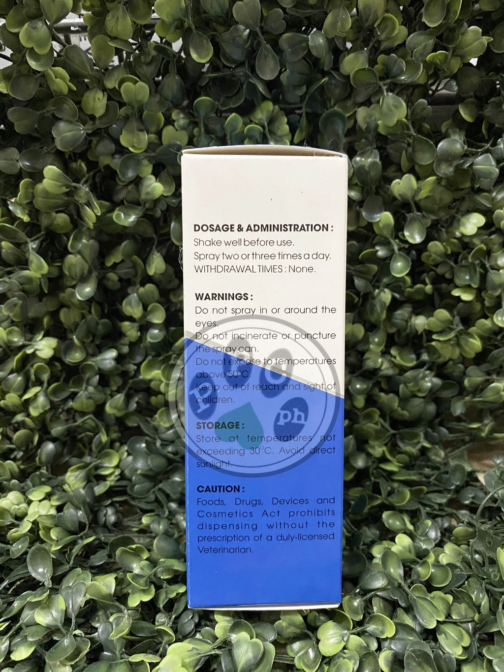 Papi Vime-Blue Skin Treatment Disinfectant Antibacterial Spray Dogs and ...