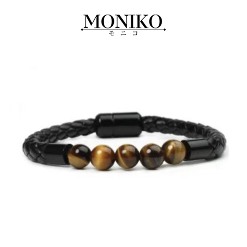 MONIKO Original Design Black Rope Tiger Eye Hand String Colorful ...