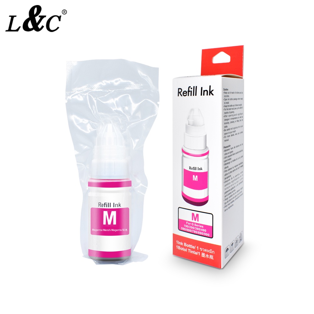 L&C Refill Ink 790 Ink Dye Ink Inkjet Ink For Canon Printer G3010 G2010 ...