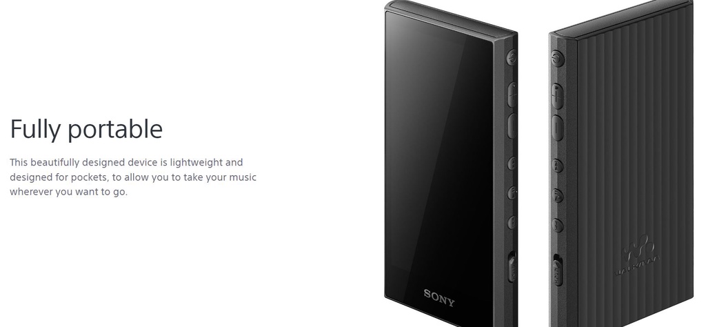 SONY WALKMAN NW-A300 BLACK 約46,000円から、コンパクトモデルの