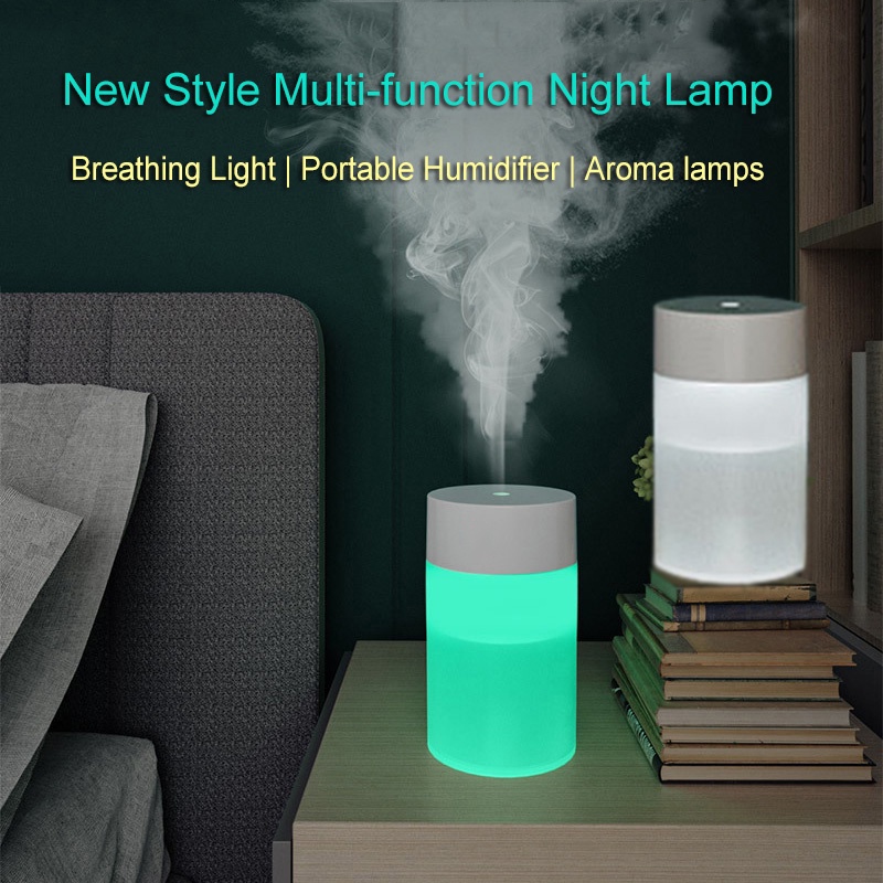 260ML Ultrasonic Humidifier Wireless Humidifier Rechargeable Portable ...