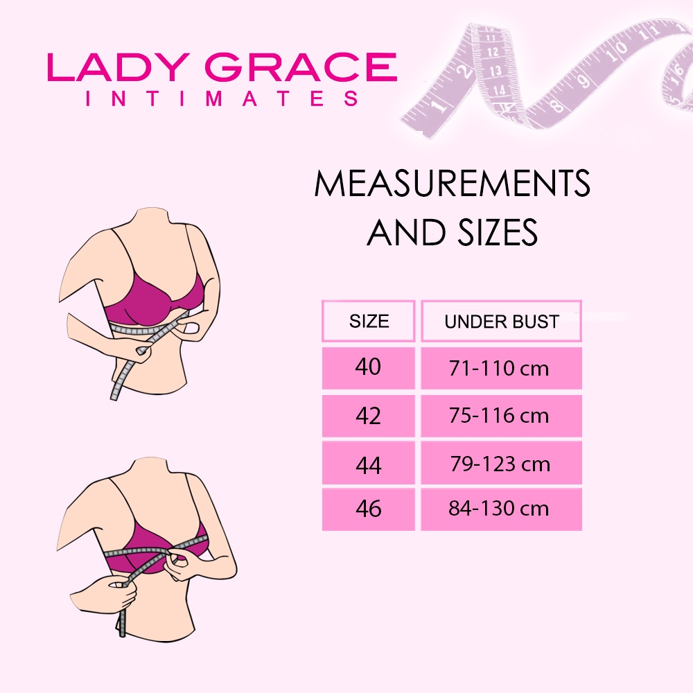 Lady Grace Plus Size Slightly Padded Mastectomy Bra - 5914 | Shopee ...