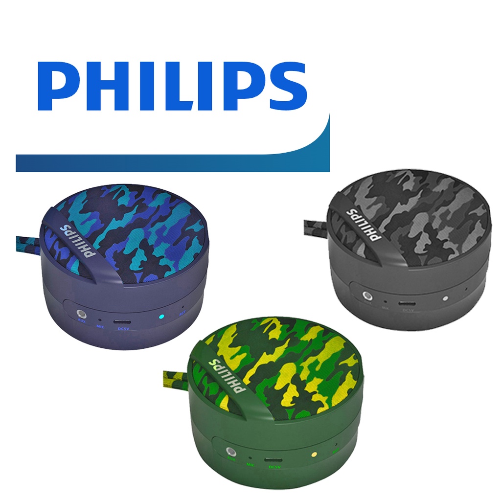 PHILIPS BT2003 Series Mini Portable Bluetooth 5.0 Rechargeable Wireless ...