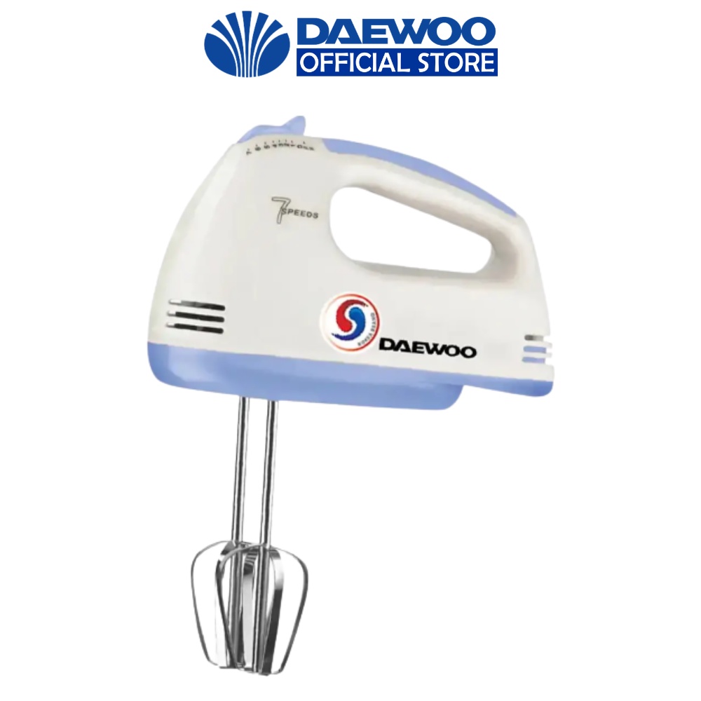 Daewoo DWHM318 handheld egg beater with 7speed control, durable