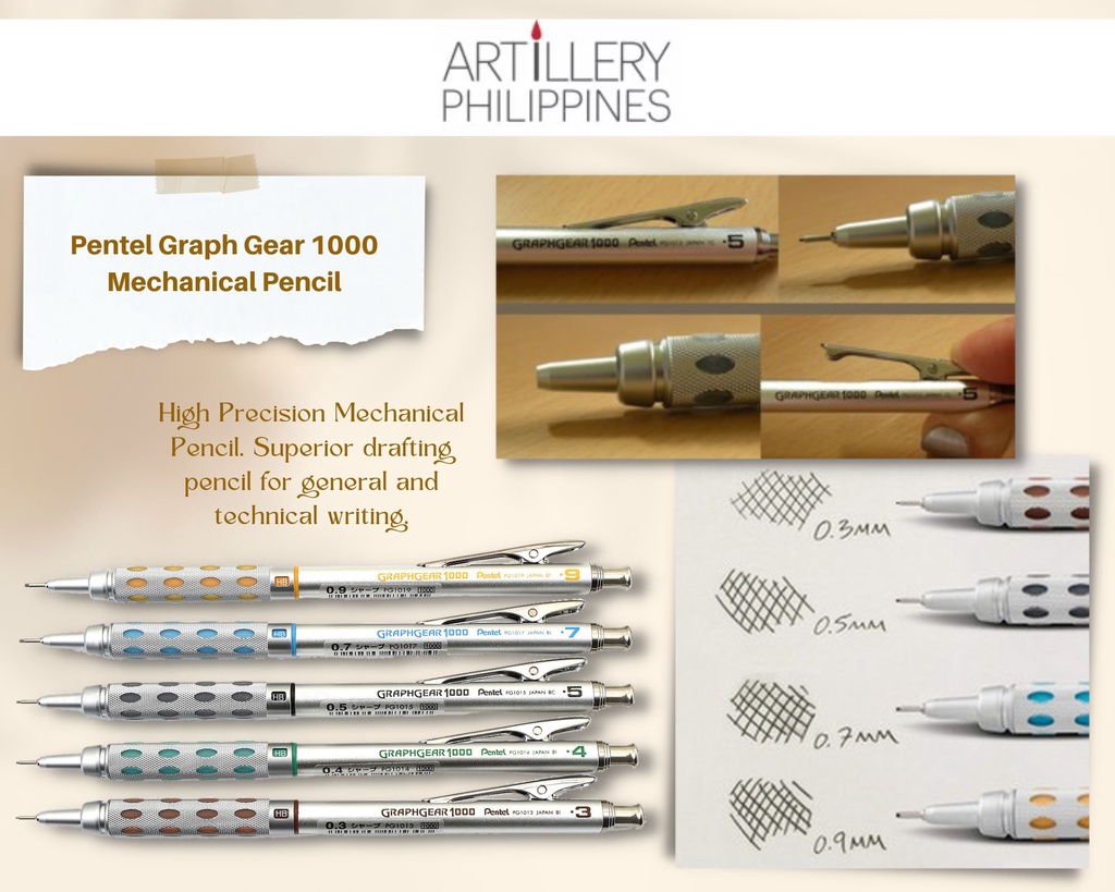 Pentel Graph Gear 1000 Mechanical Pencil