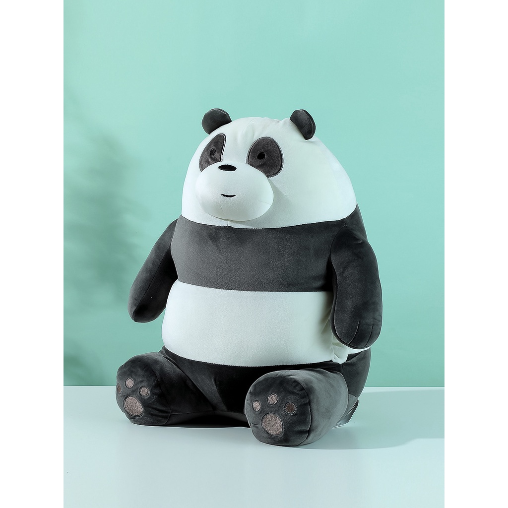 Miniso We Bare Bear Cushion Panda Insert Hands Warmers For Nap Sleep Office Travel Shopee Philippines