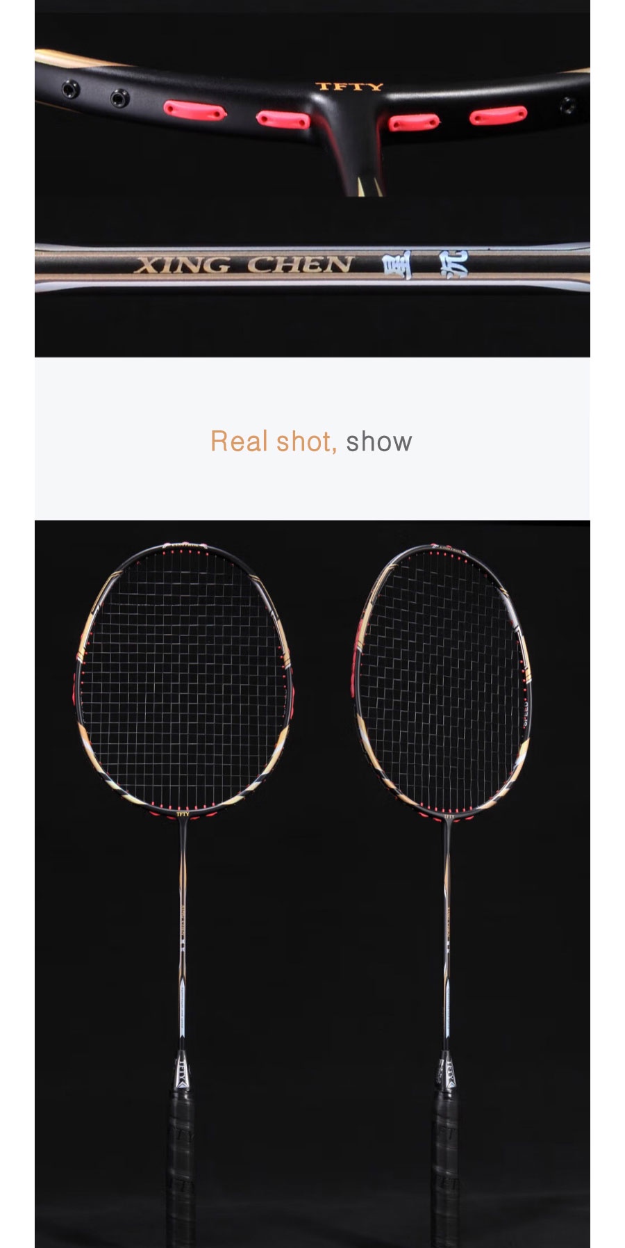 Alpsport ScTfty 5u 35 Lbs Badminton Racket 100 Genuine Full Carbon