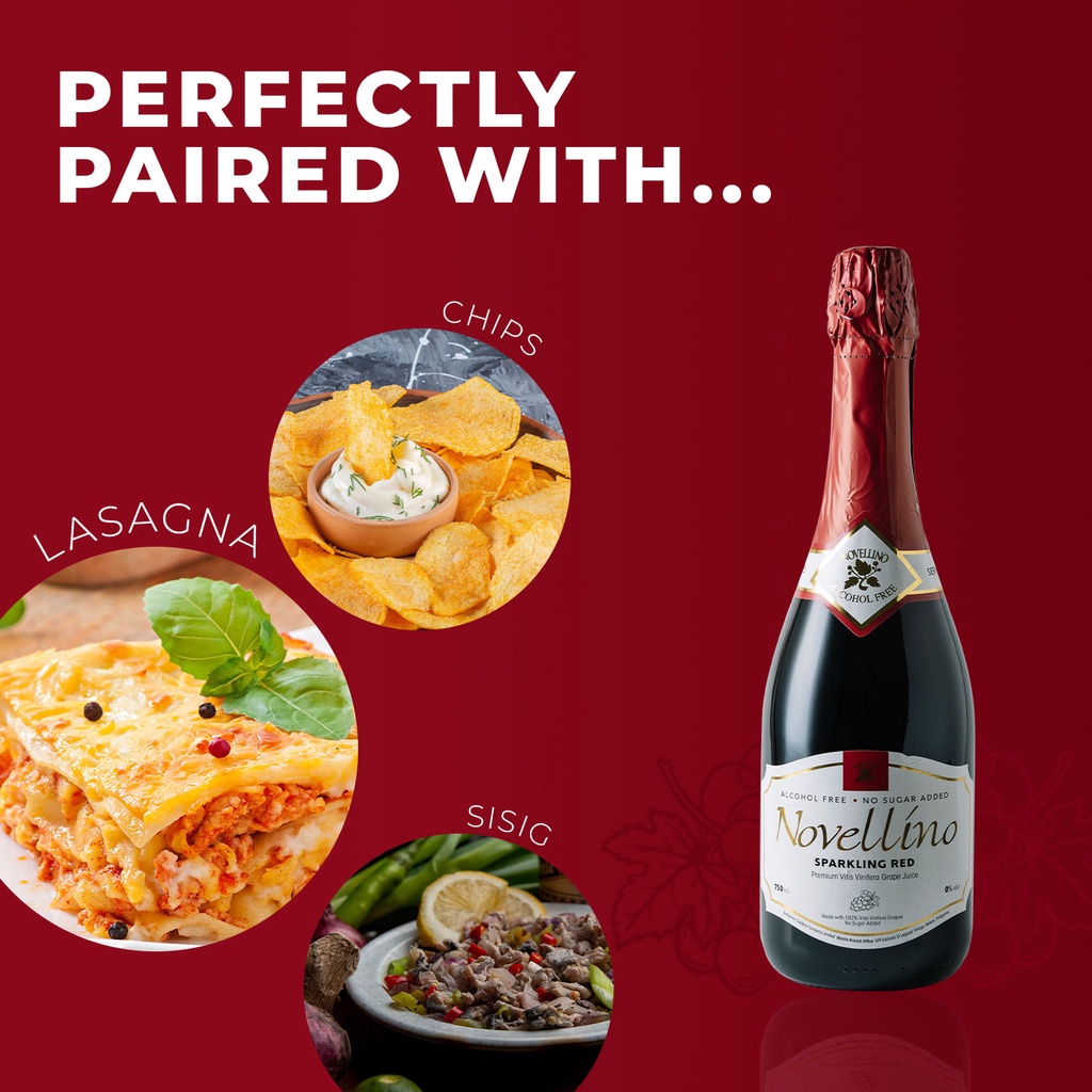 Novellino Sparkling Red Alcoholfree Red Wine Shopee Philippines