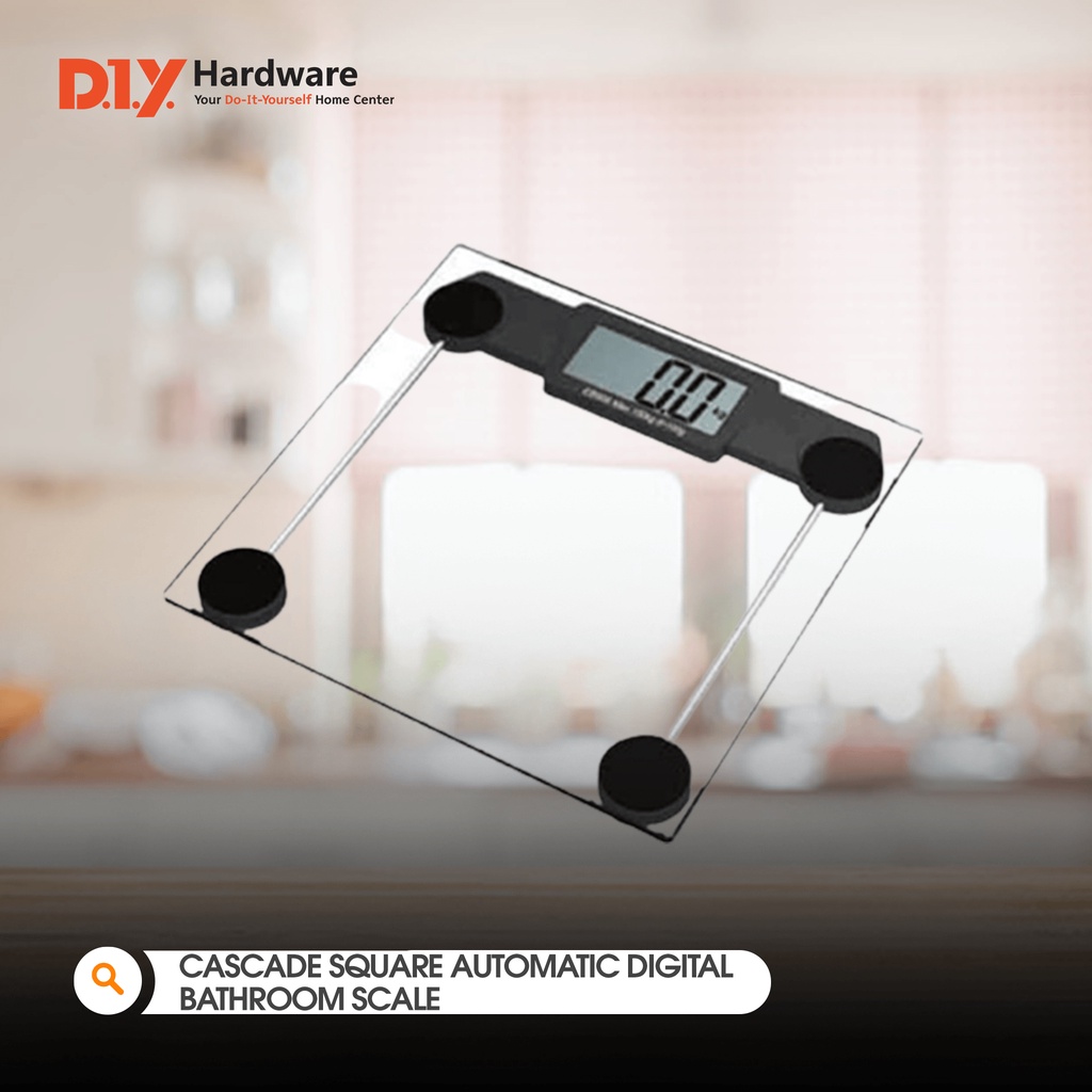Cascade Square Automatic Digital Bathroom Scale (ZI609) - DIYH ONLINE ...