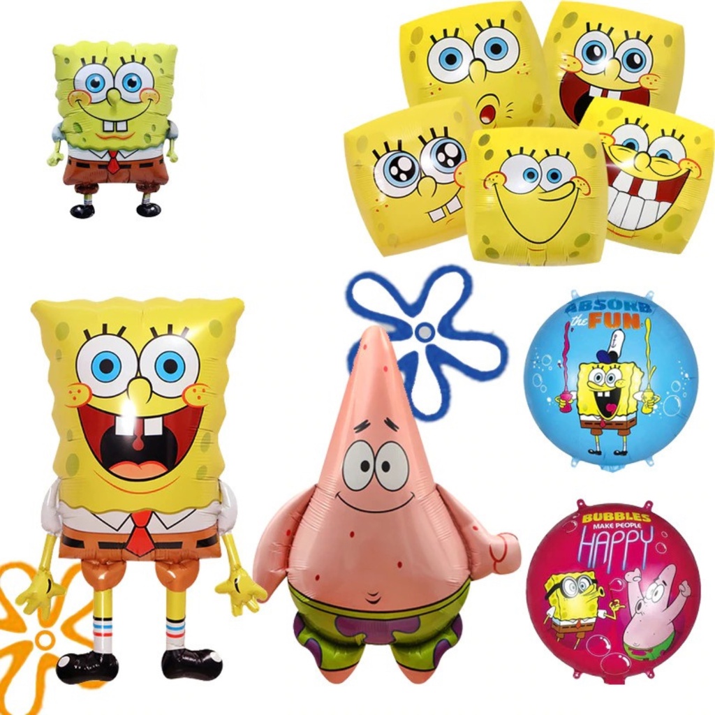 SpongeBob SquarePants Theme Foil Balloon Set Arch Patrick Star ...