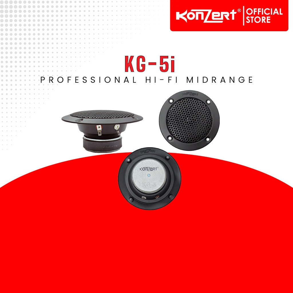 Konzert KG-5i Professional Hi-Fi Midrange Speaker Shopee Philippines