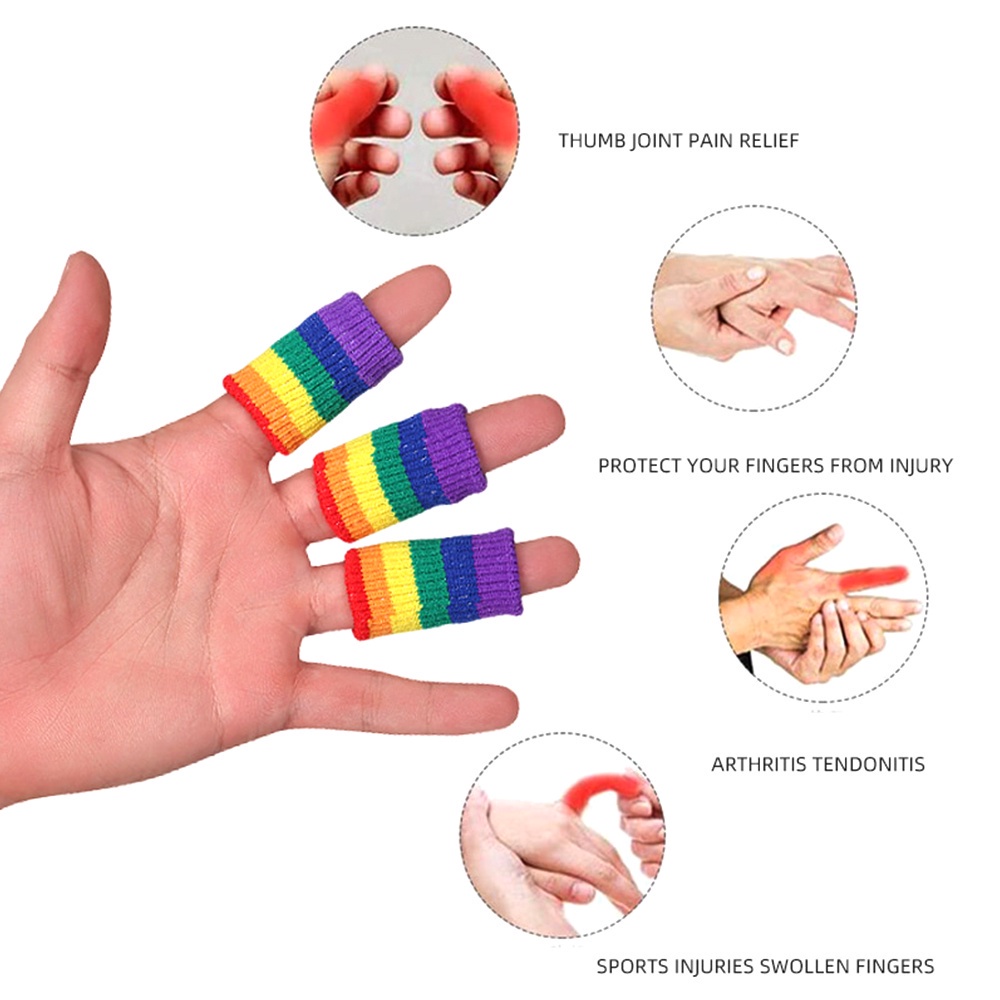 10Pcs/Set basketball Finger Sleeves, Thumb Brace Finger Support for ...