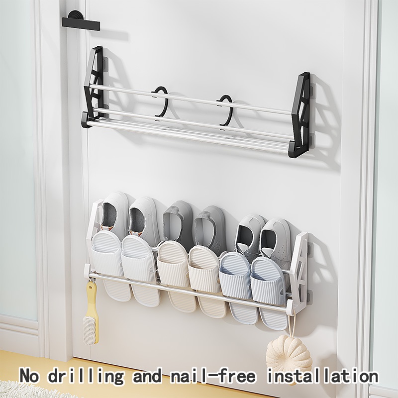 Door Back ShoeRack Wall Mounted Slipper Organize Storage Stand hanging ...