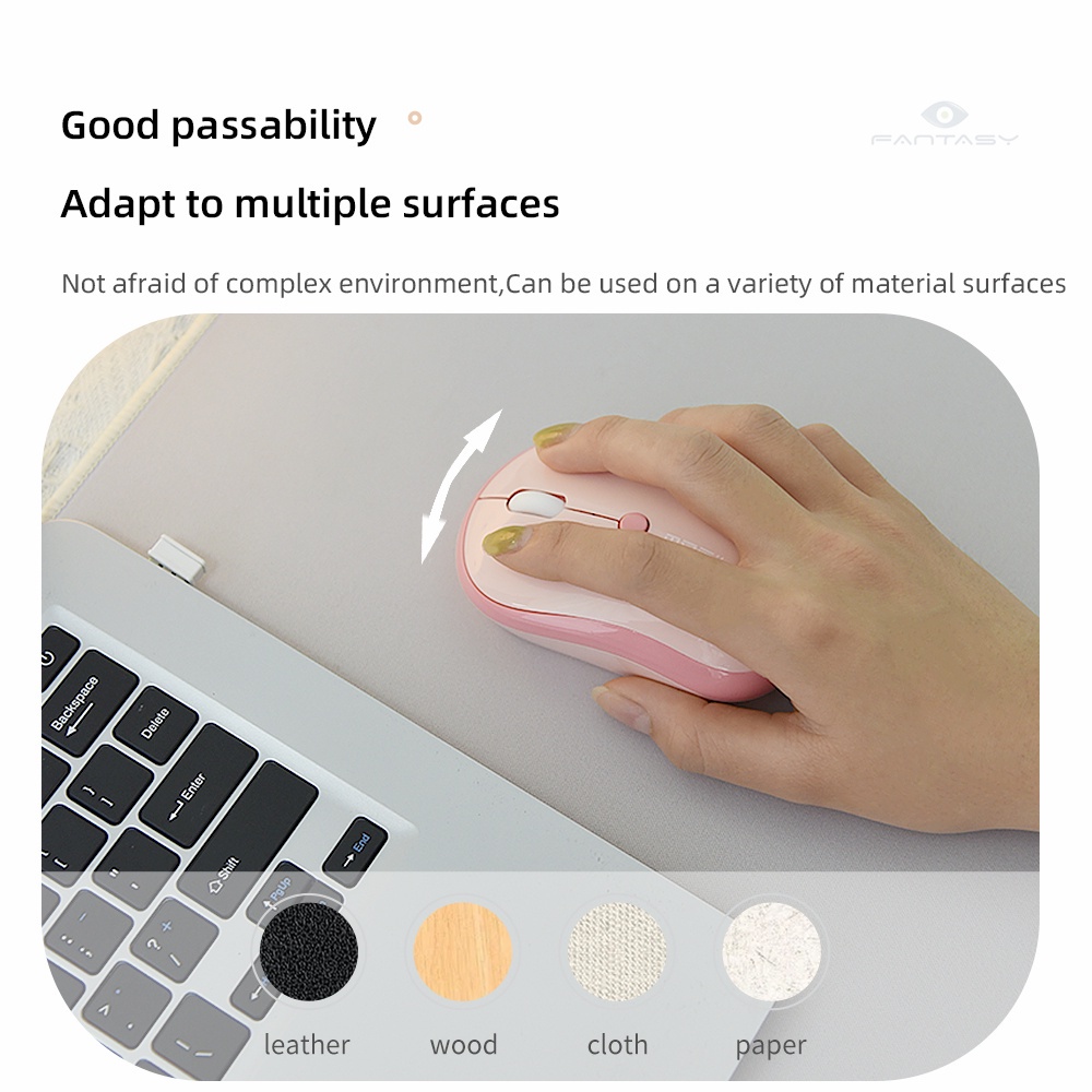 MOFii M5DM Bluetooth+USB Wireless Dual-mode Mouse Two-channel Office ...