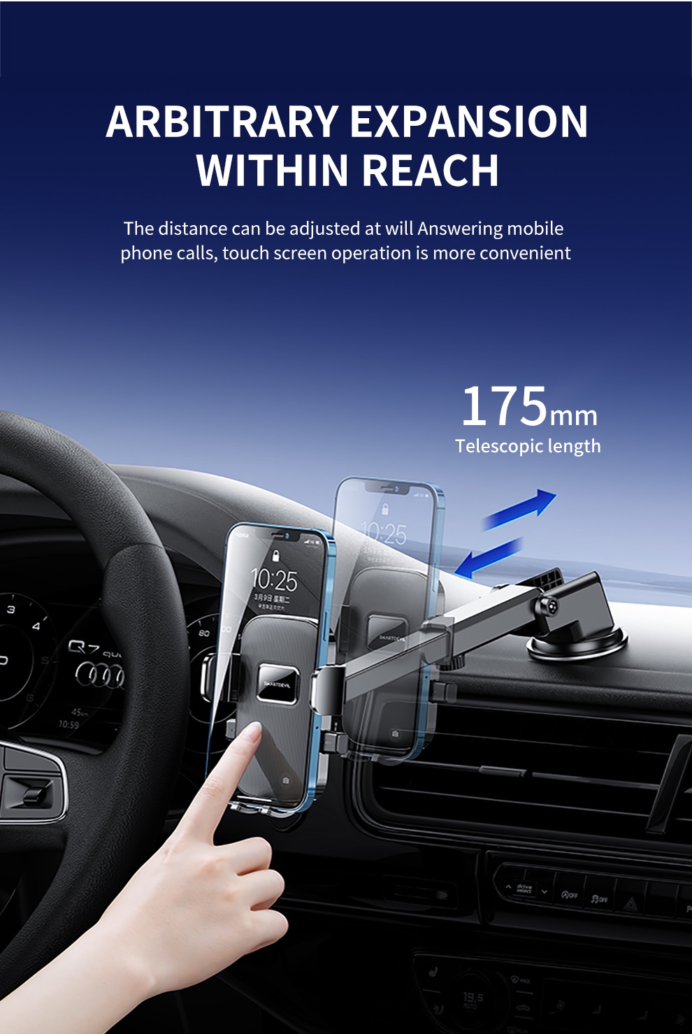 SmartDevil New Cell Phone Car Bracket Car Suction Cup Phone Frame With ...