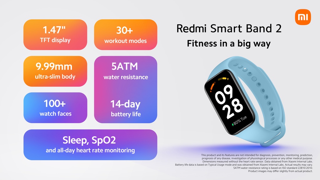 Xiaomi Redmi Smart Band 2 description image