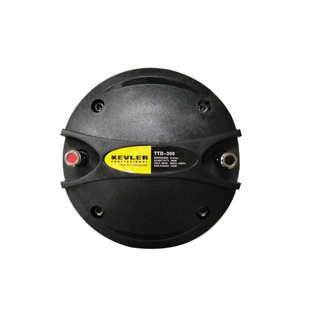 KEVLER TTD-300 300W Treated Titanium Dome Shape Compression Driver with ...