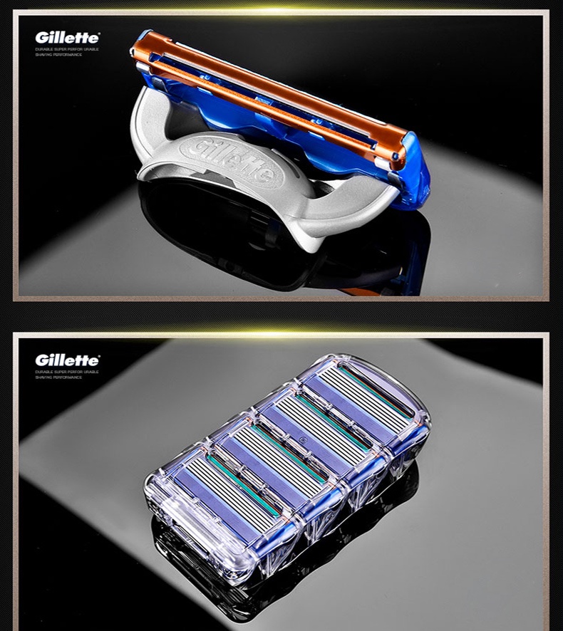 Gillette Fusion 5 Razor Blades For Handle Men Face Hair Shaving ...