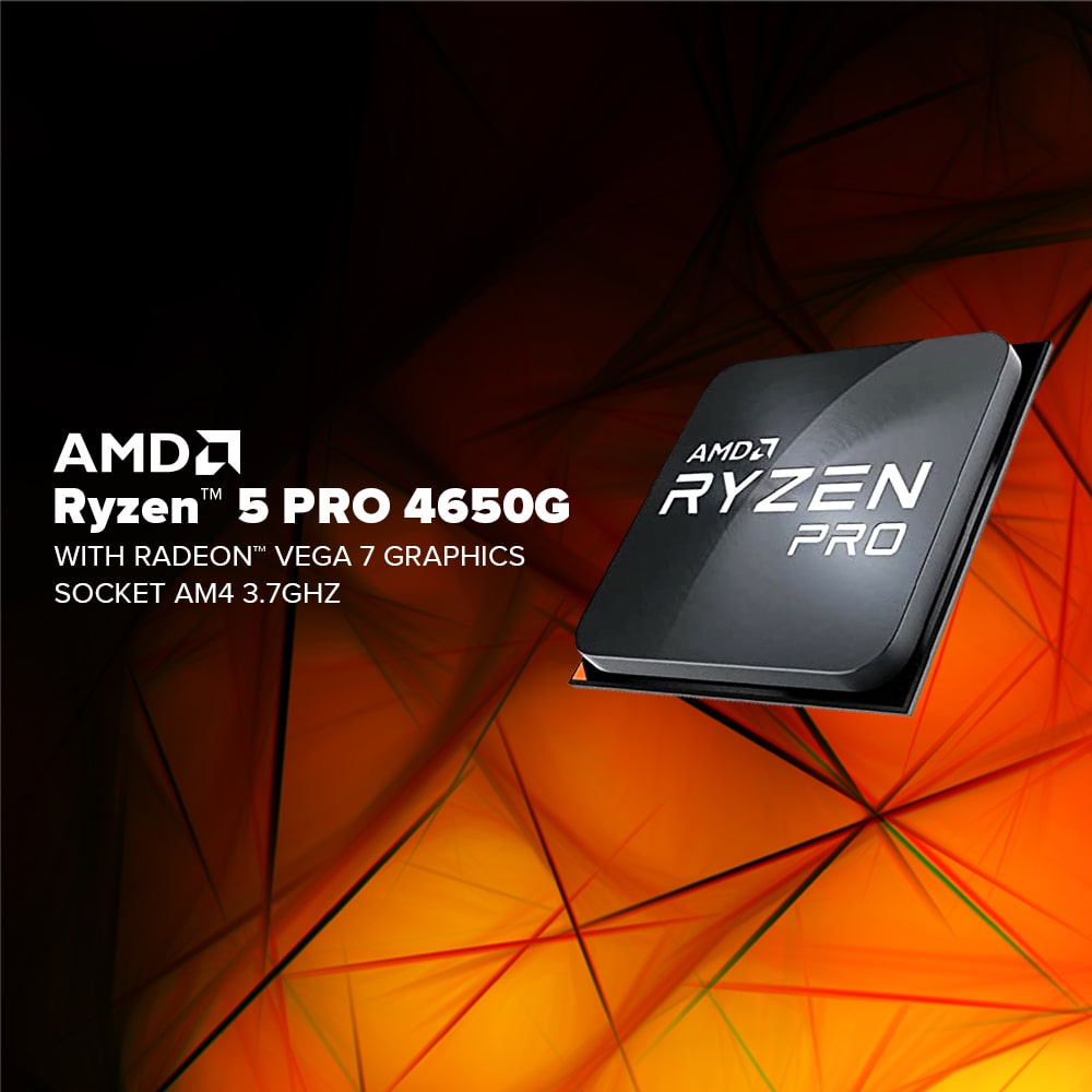 AMD Ryzen 5 Pro 4650G Socket Am4 3.7ghz Desktop Processor Wraith