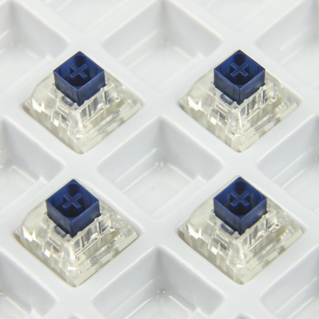 YMDK Wholesale Kailh Crystal Box Royal Navy Jade Pink Heavy Box 5 Pin