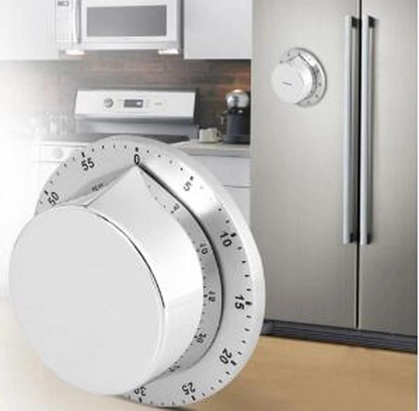 KIPRUN Kitchen Timer Stainless Steel Mechanical Cooking Timer with ...