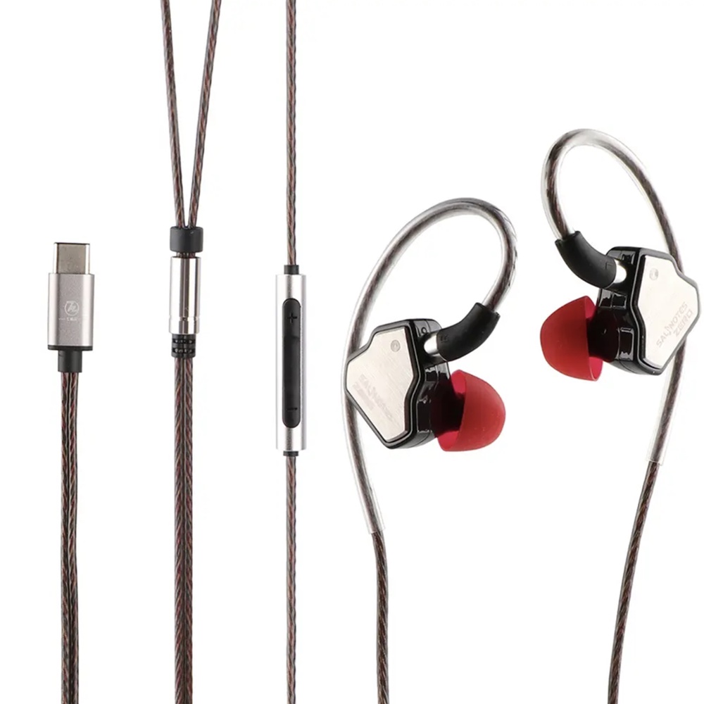 7Hz Salnotes Zero HiFi 10mm Dynamic Driver In Ear Earphone IEM 3.5mm ...