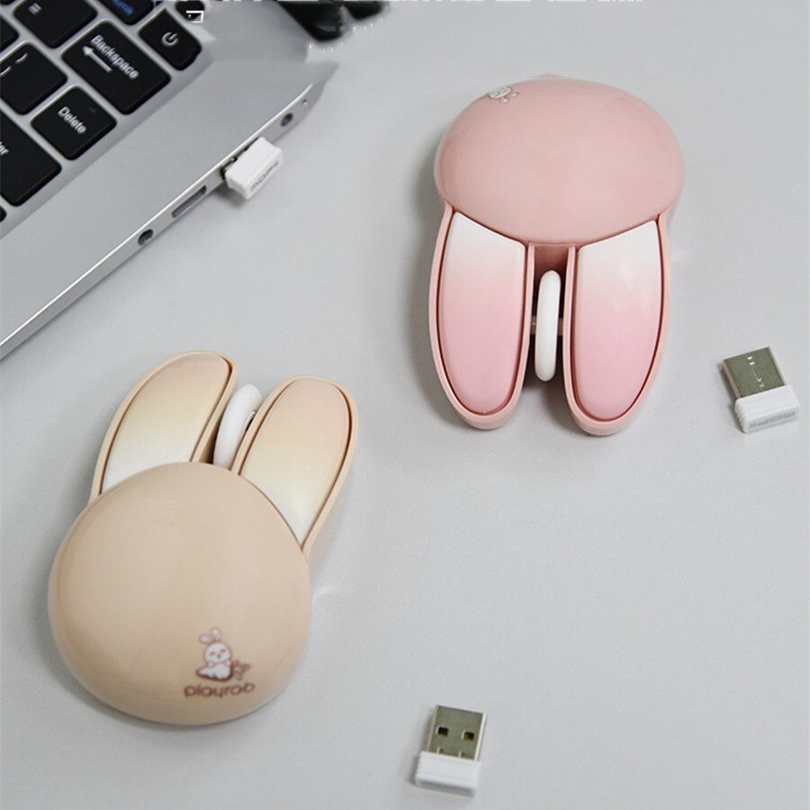 Wireless Mouse 2.4GHz USB Optical Mouse 1200dpi Kawaii Cartoon Cute ...