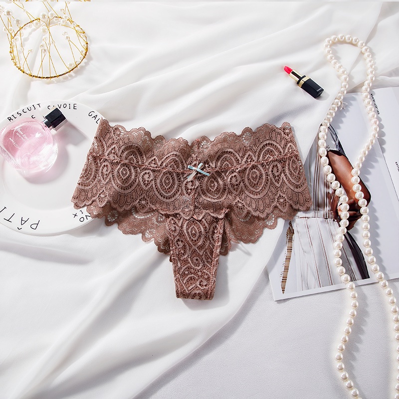 ZXYOUPING 1/3PCS Women Panties Sexy Lace Thong T Back G String Panties ...