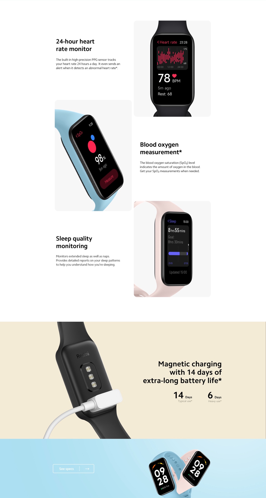 Xiaomi Redmi Smart Band 2 description image 5