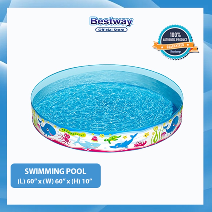 Bestway Fill and Fun Swimming Pool (60 inches x 60 inches x 10 inches ...