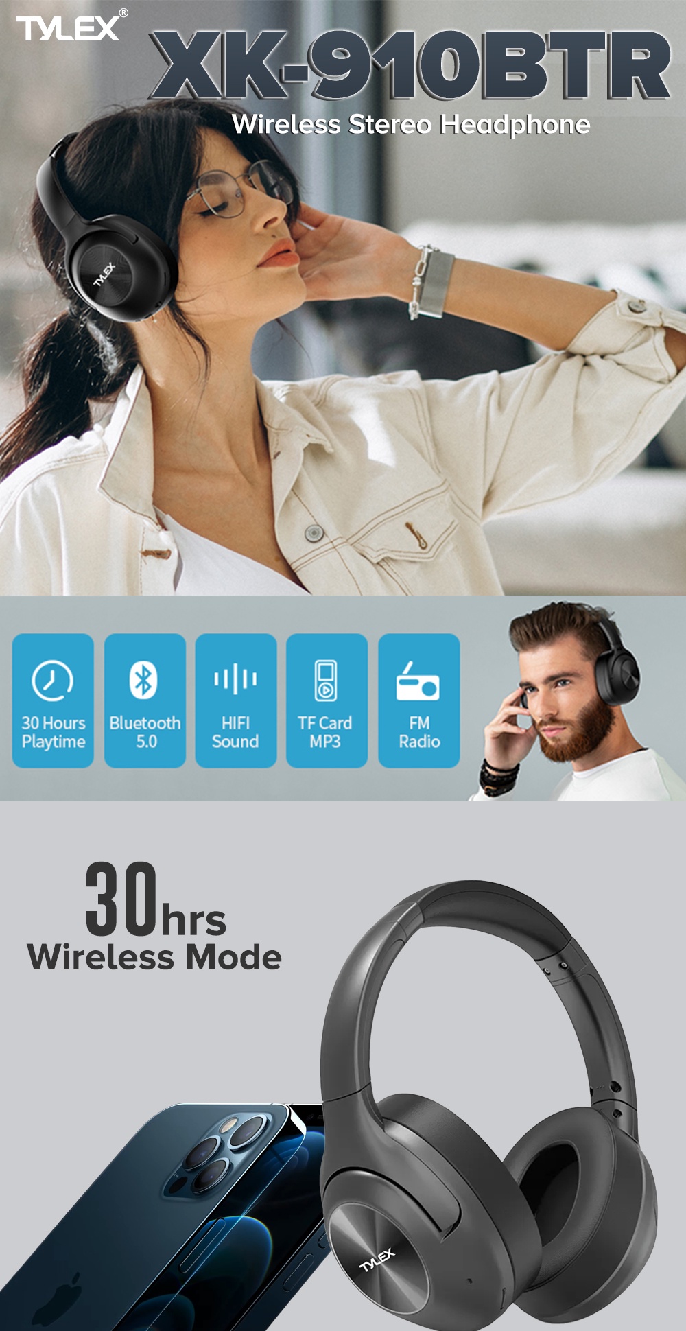 Tylex bluetooth online earphones