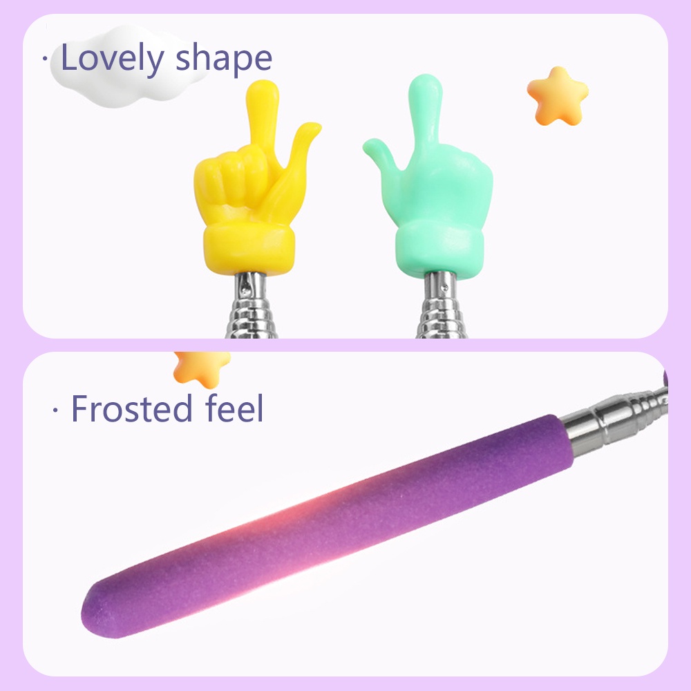 55cm Telescopic Teaching Pointer Whiteboard Pointer Teaching Pen Aids ...