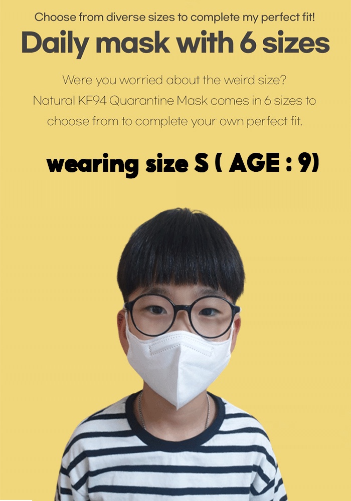 BOTN KF94 2D Style mask Small size Disposable mask ( 6 color ) 10pcs or ...