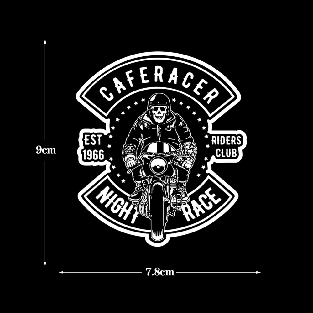 CAFE RACER American Retro Car Stickers Motorcycle Locomotive Fuel Tank ...