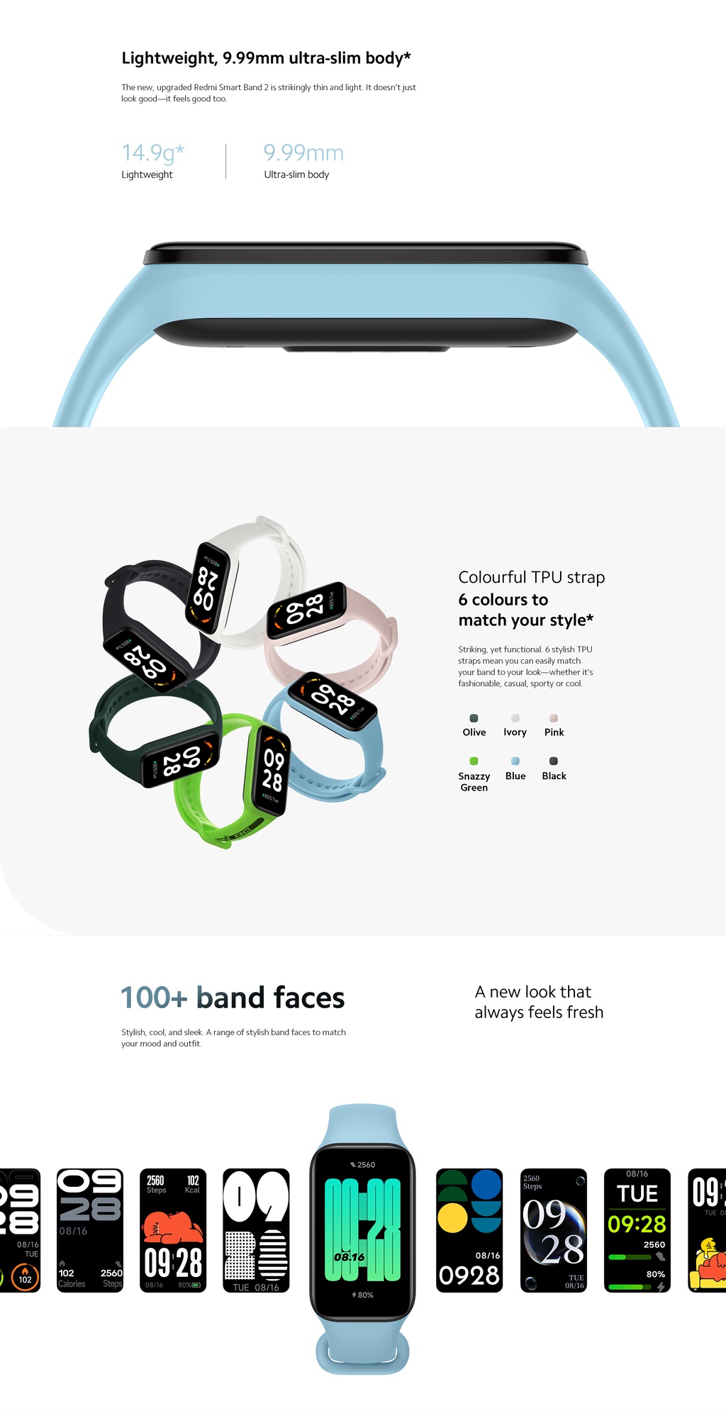 Xiaomi Redmi Smart Band 2 description image 3