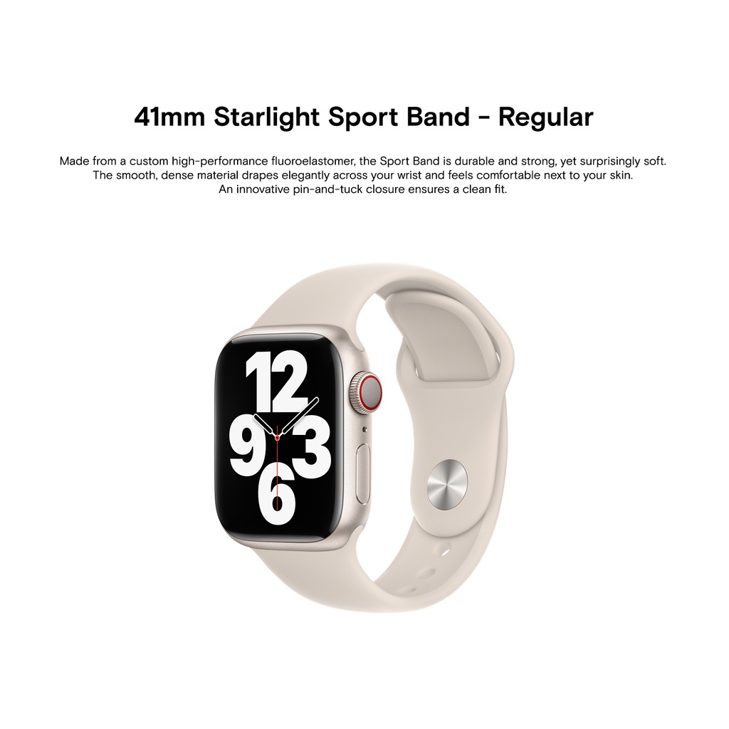 How to clean apple hot sale watch sport band white