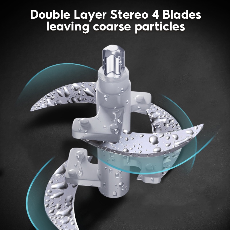 HAN RIVER 2L Electric Meat Grinder Stainless Steel Chopper and