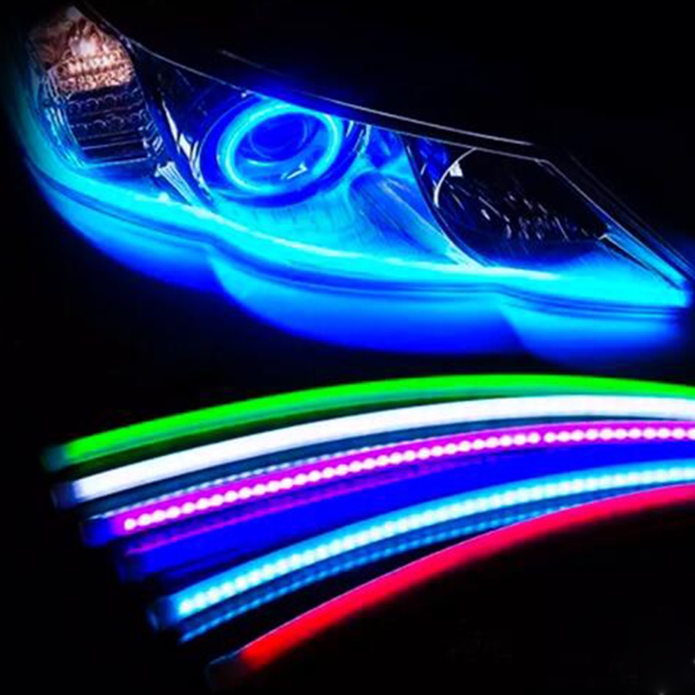 30CM Universal Flexible 【 static 】Car Styling Flexible hose guide LED ...