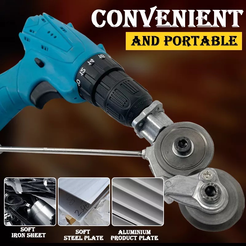 Delix Hand Drill Metal Shear Electric Drill Metal Plate Cutter Quick ...