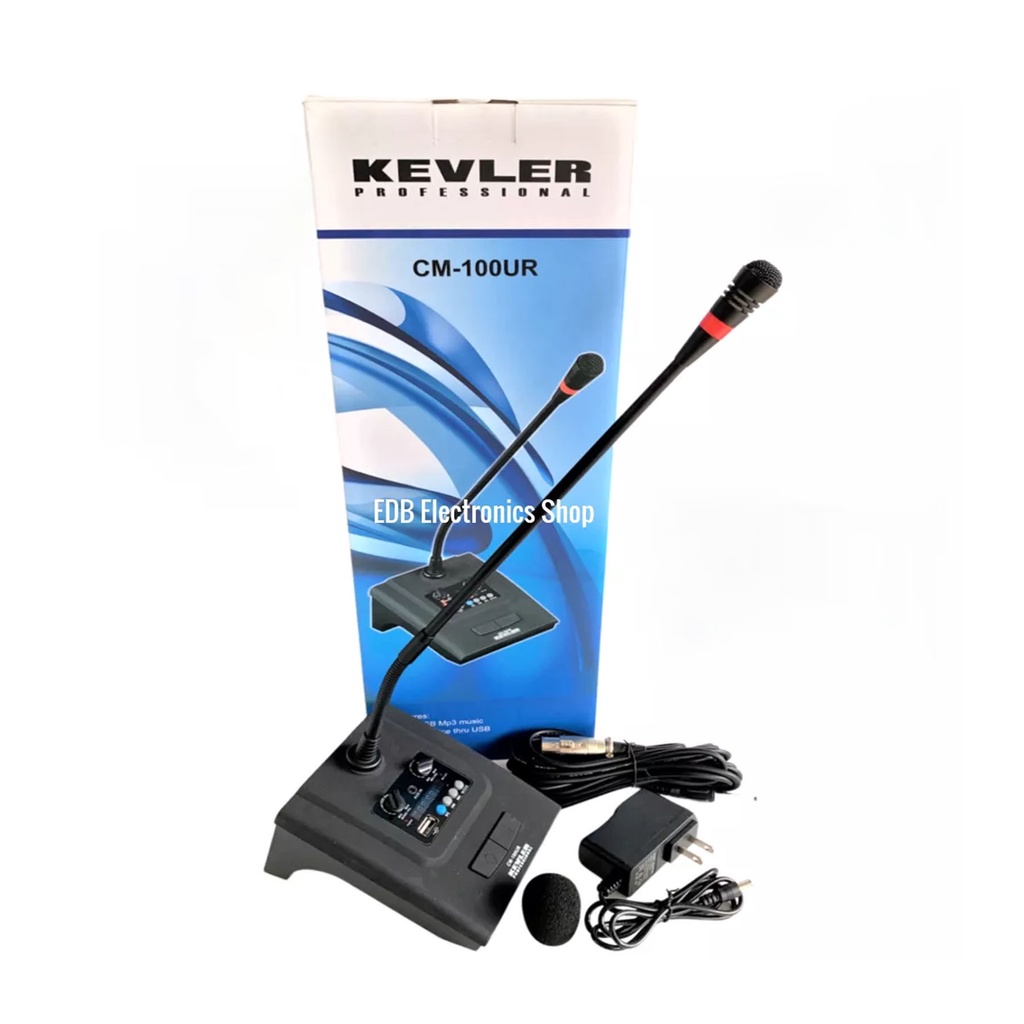 KEVLER CM-100UR Supercardioid Condenser Paging Conference USB Mic w ...