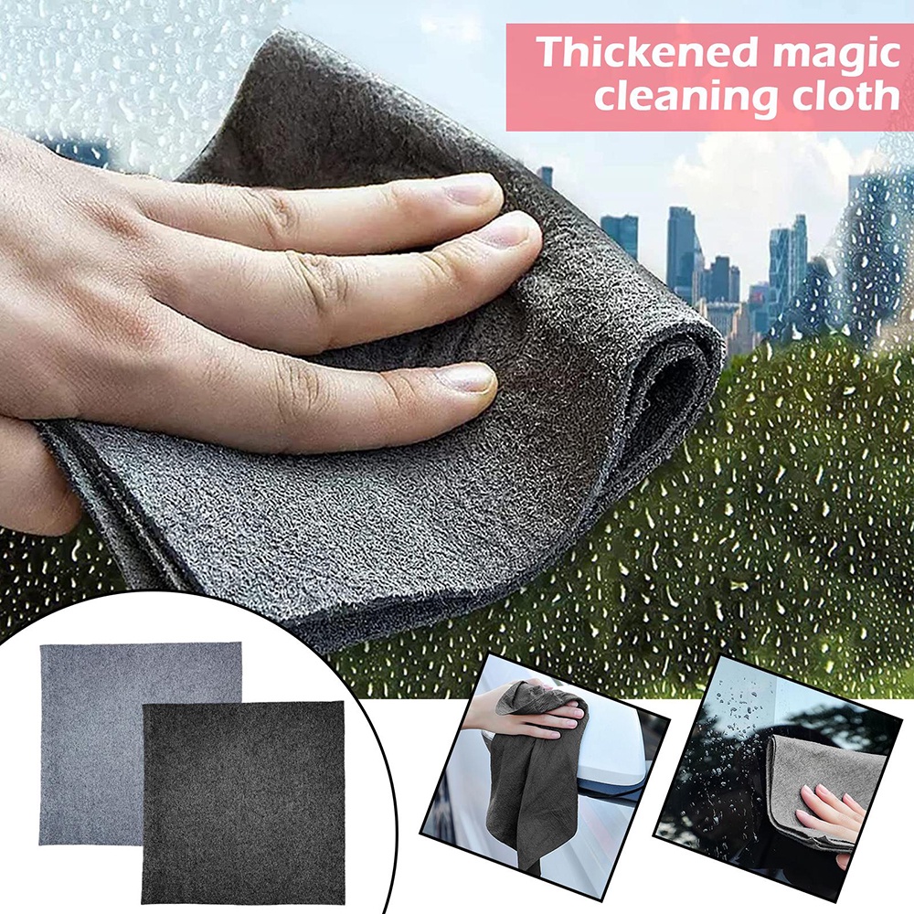 Magic Glass Wiping Rags Windows Mirror Cleaning Cloth Efficient Clean ...