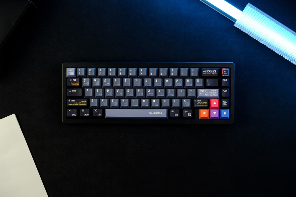 GMK Programmer Keycaps 129 Keys PBT Cherry Profile DYE-SUB Personalized ...