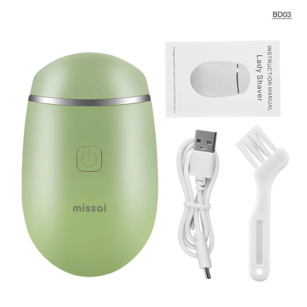 Missai Lady Shaver Hair Removal Epilator Bikini Electric Shaving Razor ...