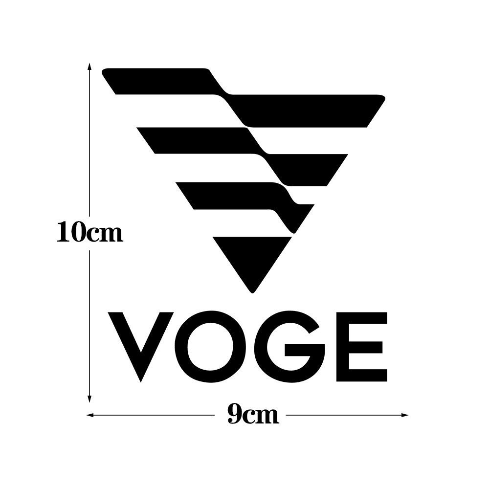 Car Stickers Waterproof Reflective Trendy VOGE Wuji Electric Bike ...