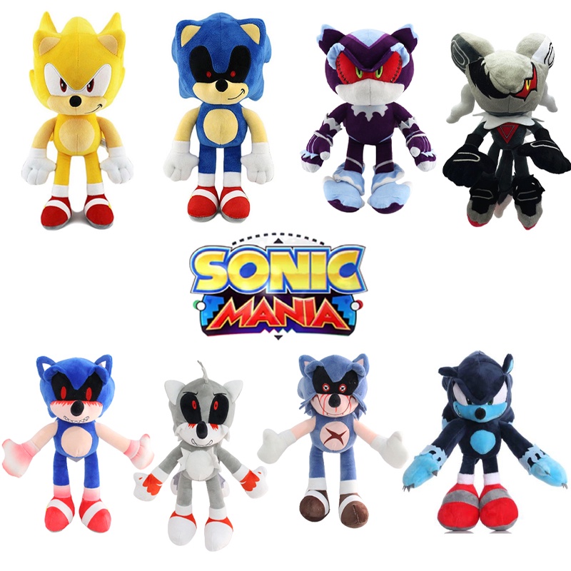 Anime Super Sonic Plush Toys Infinite Shadow the Hedgehog Stuffed Cartoon  Dolls Gifts
