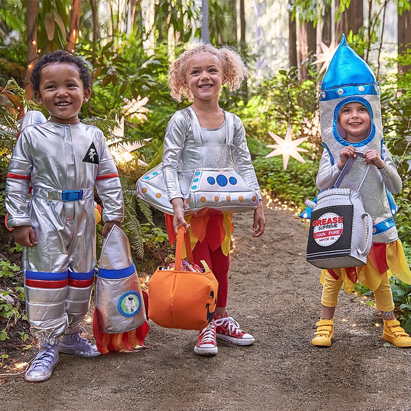 Children Space Suit Rocket Bag Set Astronaut Costume for Kids Cosplay ...