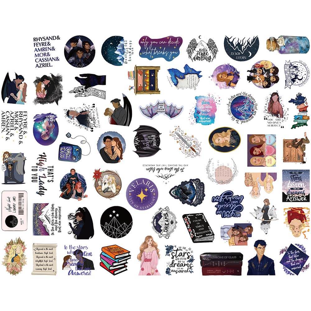 [Large stickers]60pcs Acotar Merchandise cartoon Sticker for Laptop ...